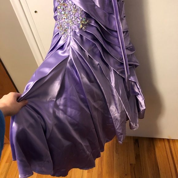 Purple Grad/Prom Dress - EUC - Picture 5 of 8